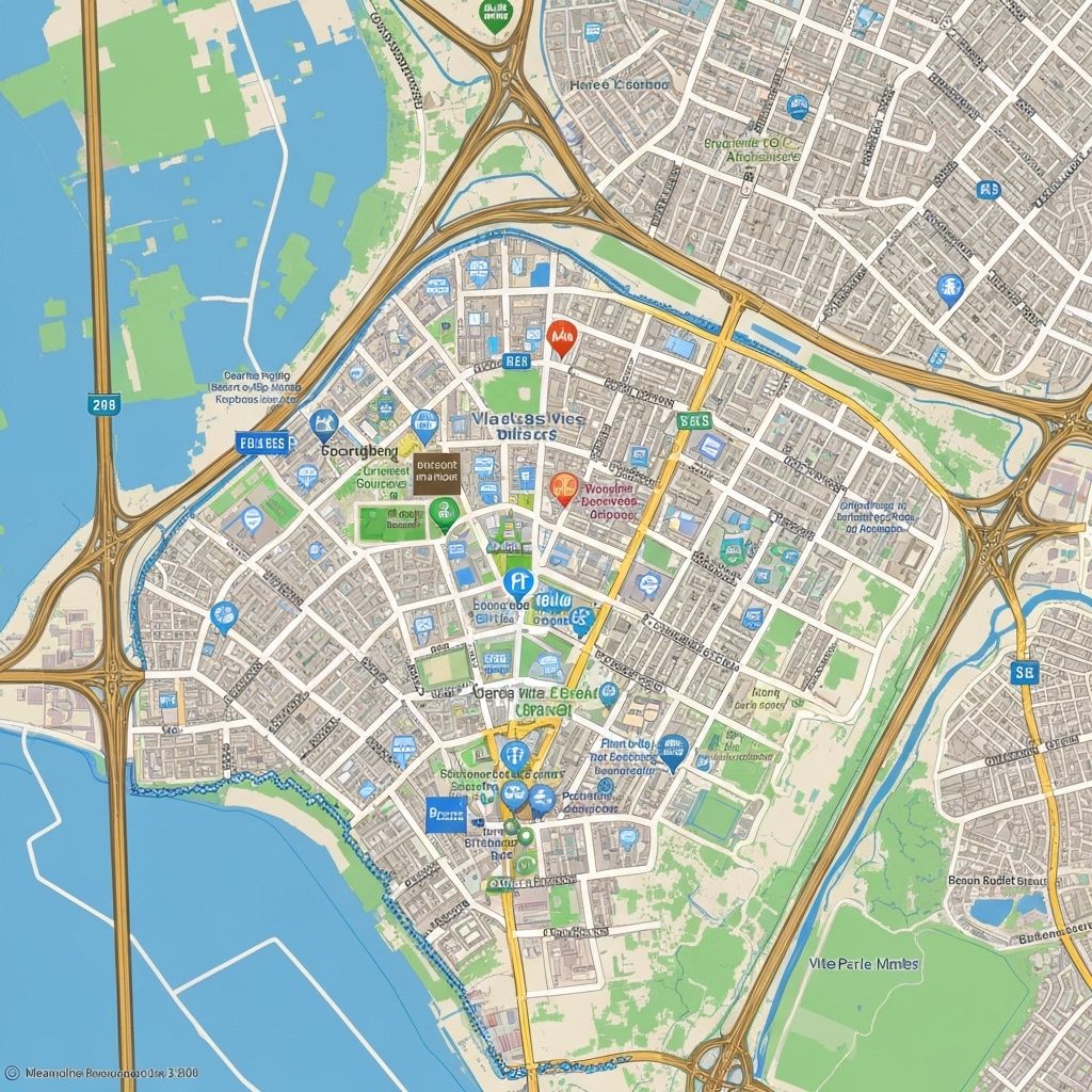Map view of project location in Vile Parle West, Mumbai